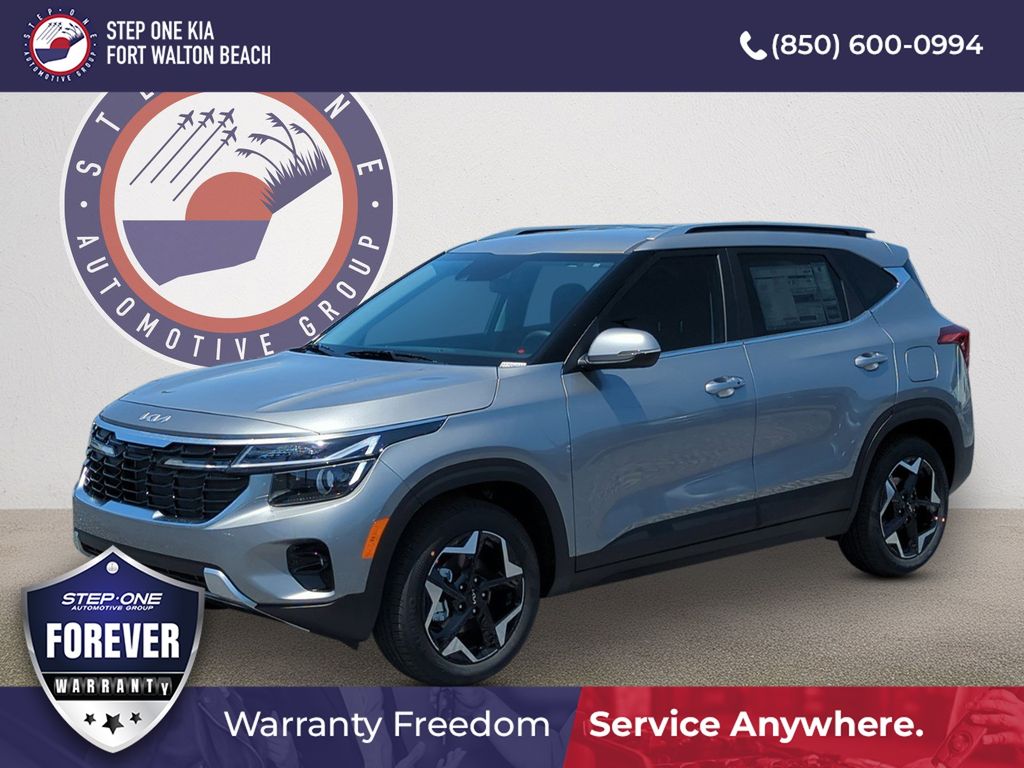 Steel Gray 2026 Kia Seltos SUV / Crossover Front-Wheel Drive Continuously Variable Transmission