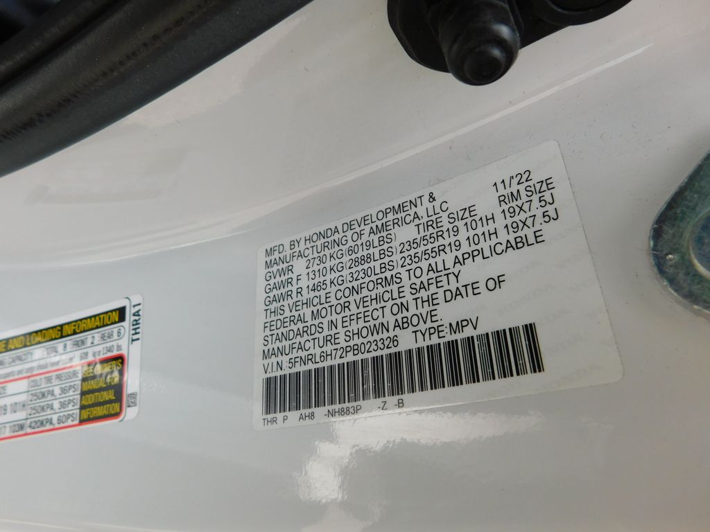 2023 Honda Odyssey Sport 12