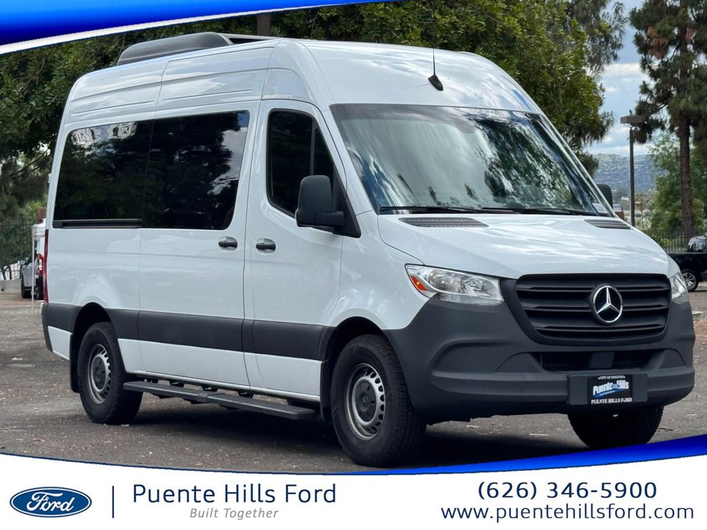White 2024 Mercedes-Benz Sprinter Van Rear-Wheel Drive 9-Speed Automatic