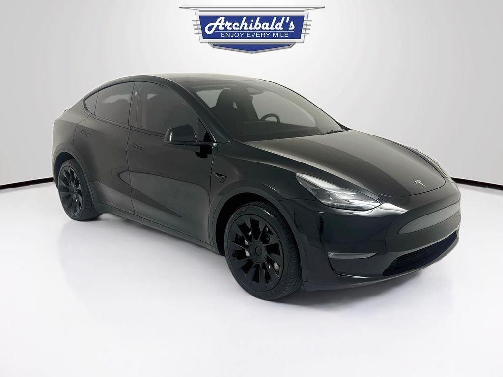 Solid Black 2023 Tesla Model Y SUV / Crossover All-Wheel Drive 1-Speed Automatic