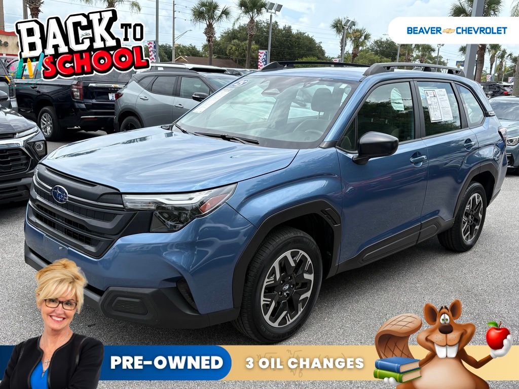 Horizon Blue 2025 Subaru Forester SUV / Crossover All-Wheel Drive Continuously Variable Transmission