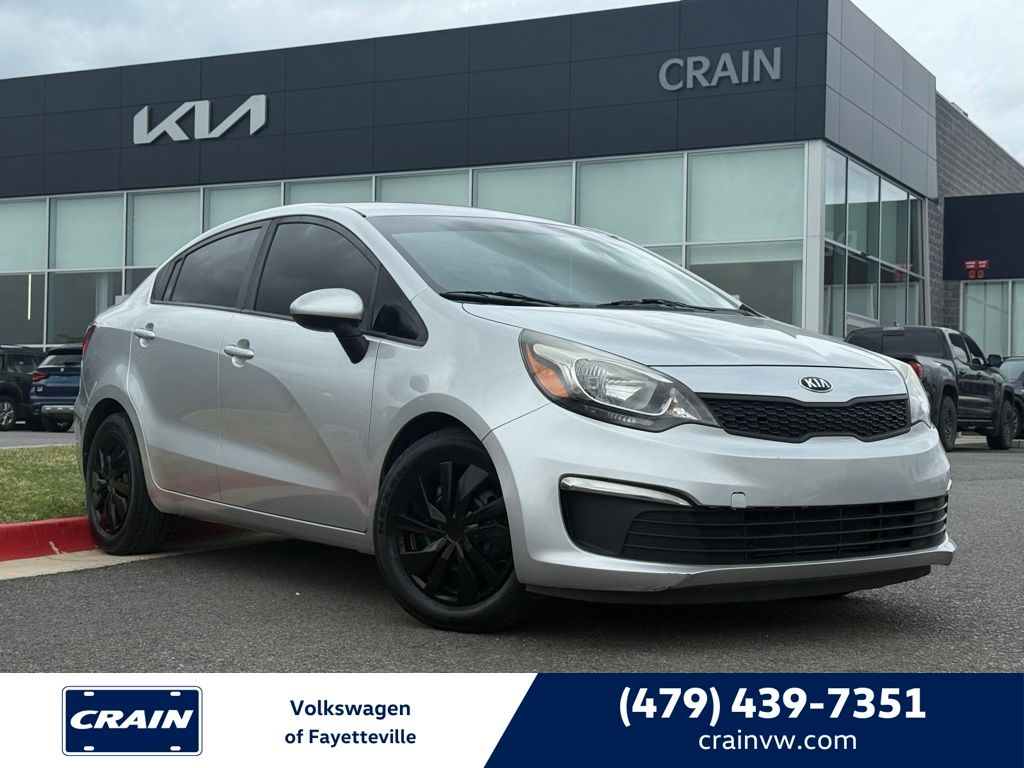 Bright Silver 2017 Kia Rio LX Sedan Front-Wheel Drive 6-Speed Automatic