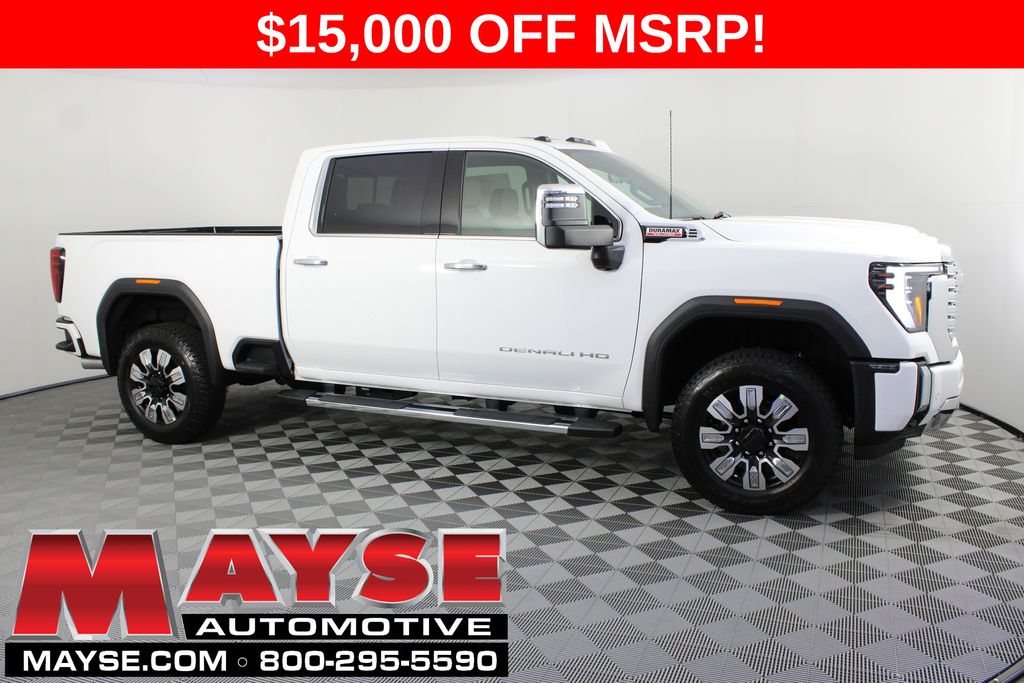 Summit White 2026 GMC Sierra 2500HD Pickup Truck Four-Wheel Drive Automatic