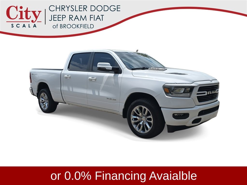 Bright White Clearcoat 2023 RAM 1500 Pickup Truck Four-Wheel Drive 8-Speed Automatic