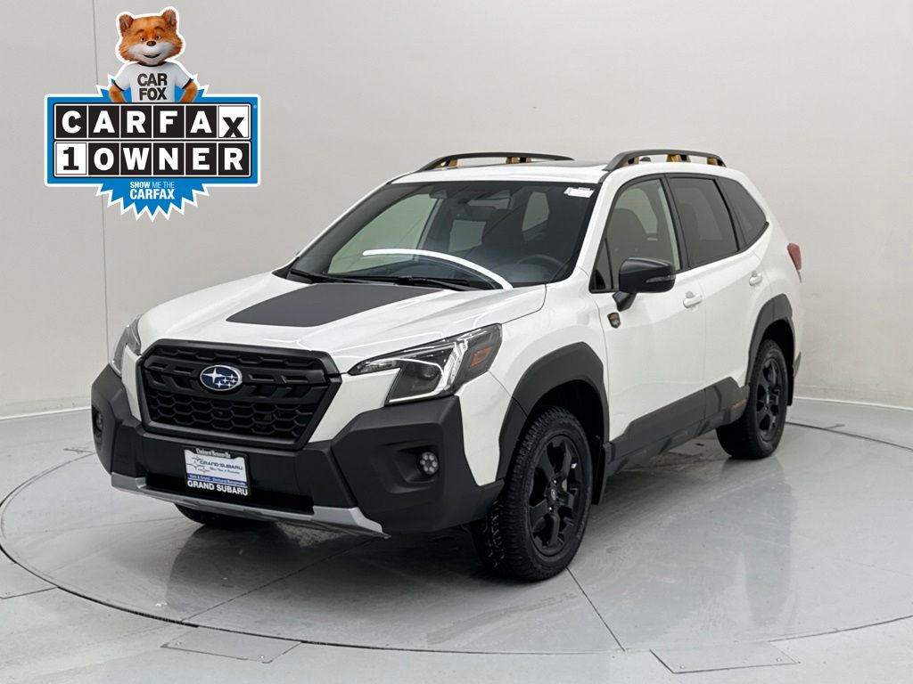 Crystal White Pearl 2025 Subaru Forester Wilderness Crossover AWD SUV / Crossover All-Wheel Drive Continuously Variable Transmission