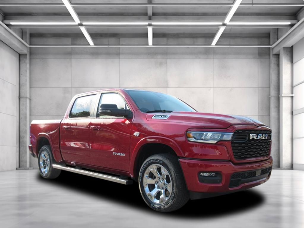Molten Red 2026 RAM 1500 Pickup Truck Four-Wheel Drive 8-Speed Automatic