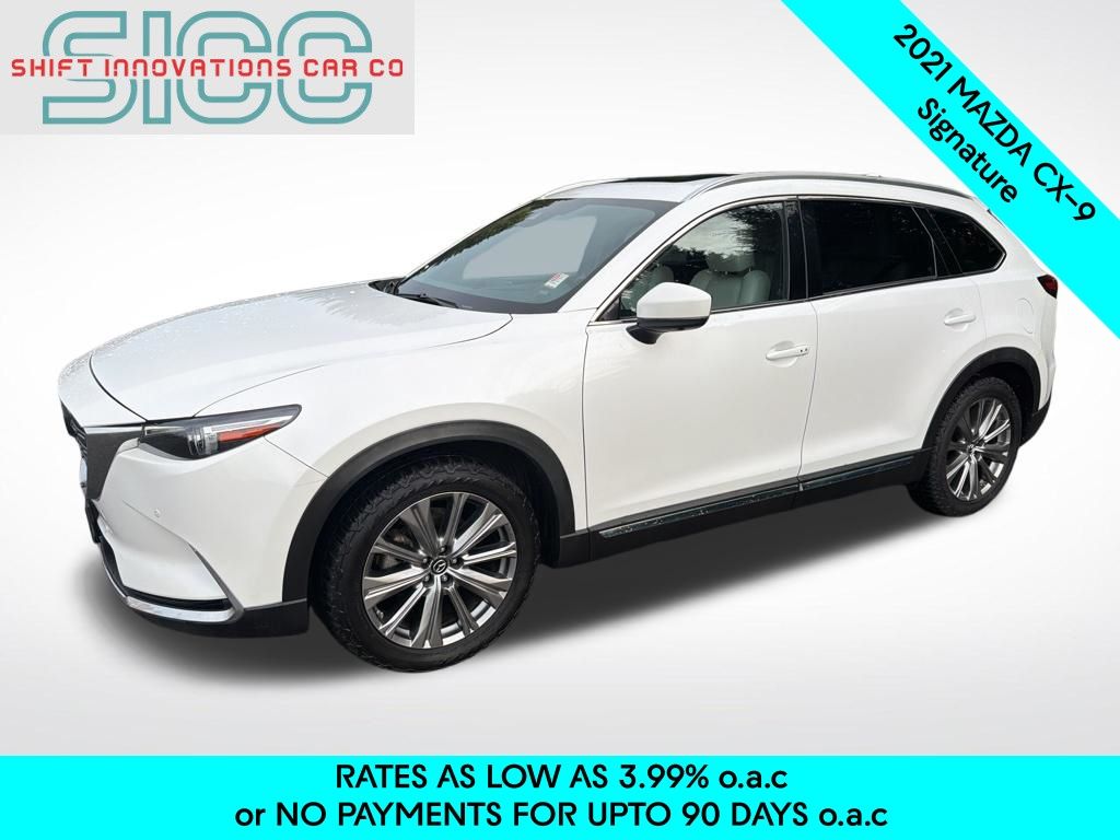 Snowflake White Pearl Mica 2021 Mazda CX-9 Signature AWD SUV / Crossover All-Wheel Drive 6-Speed Automatic