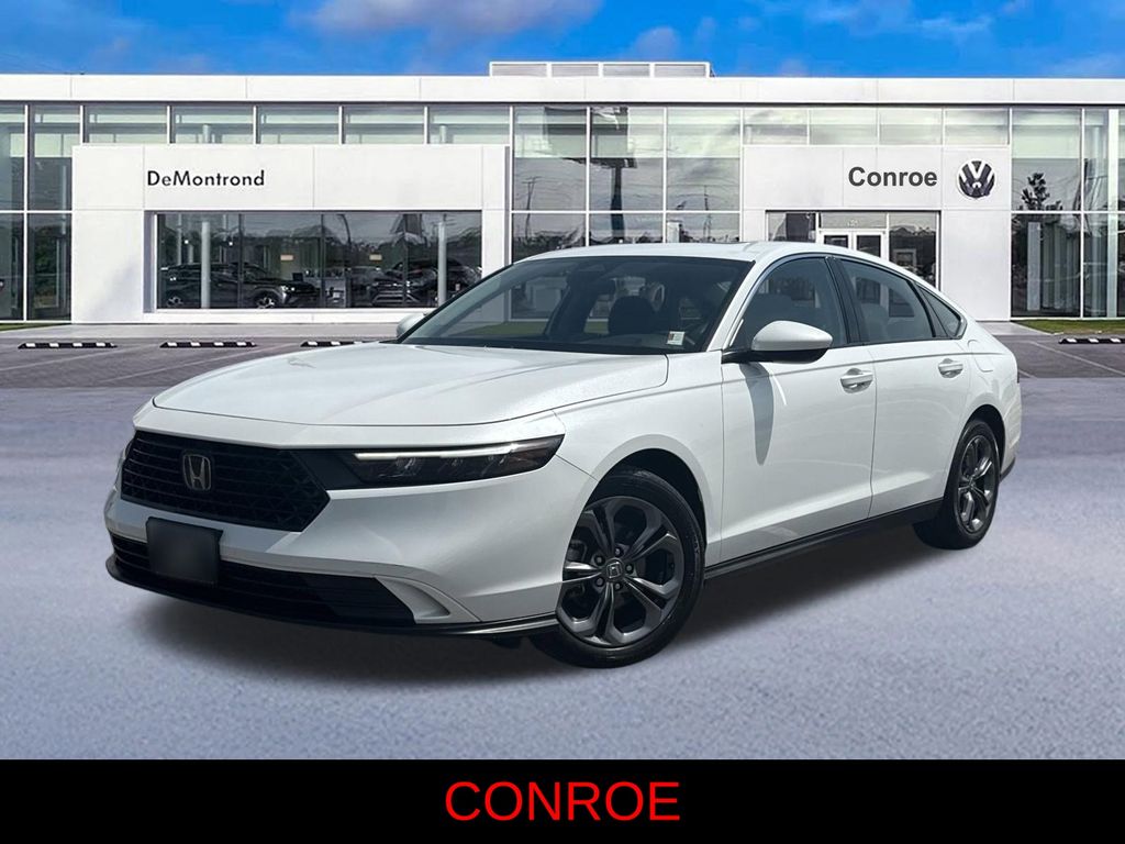 White 2023 Honda Accord Sedan Front-Wheel Drive Continuously Variable Transmission