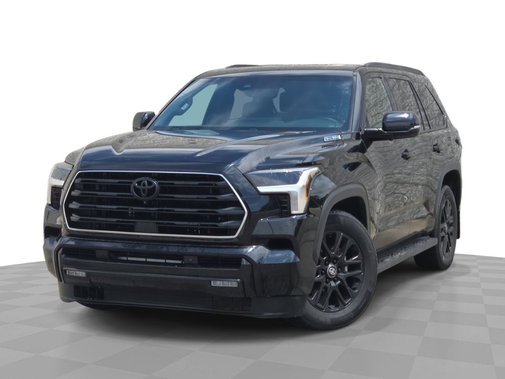 Midnight Black Metallic 2025 Toyota Sequoia SUV / Crossover Four-Wheel Drive Automatic
