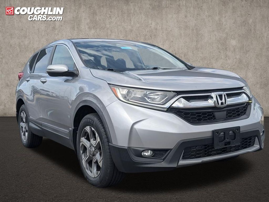 Silver 2017 Honda CR-V EX-L AWD SUV / Crossover All-Wheel Drive Continuously Variable Transmission