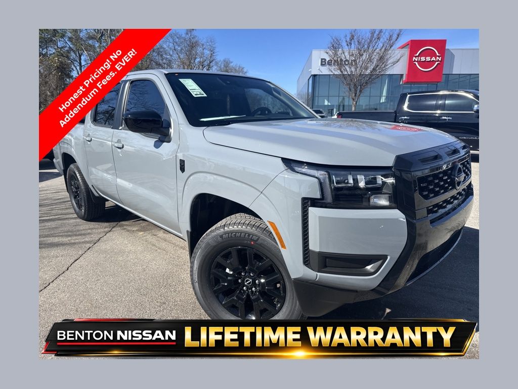 Boulder Gray Pearl 2026 Nissan Frontier Pickup Truck Four-Wheel Drive 9-Speed Automatic Overdrive