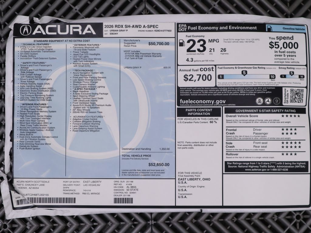 Thumbnail: 2026 Acura RDX - 9