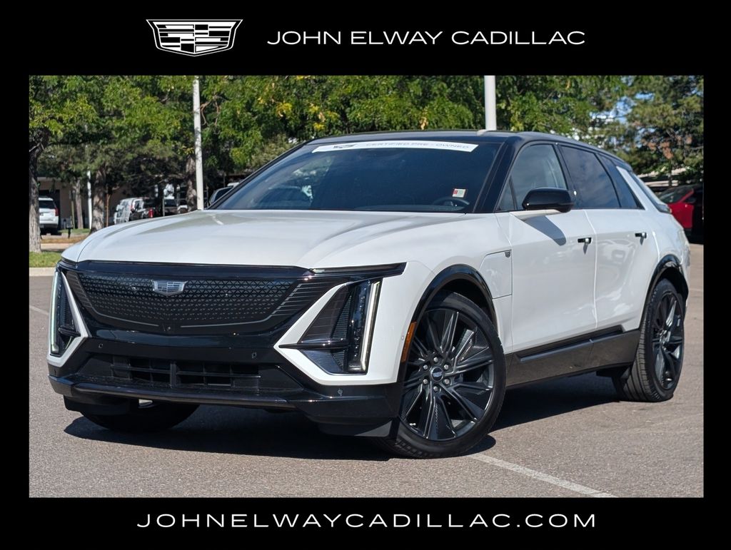 Crystal White Tricoat 2024 Cadillac LYRIQ SUV / Crossover All-Wheel Drive 1-Speed Automatic