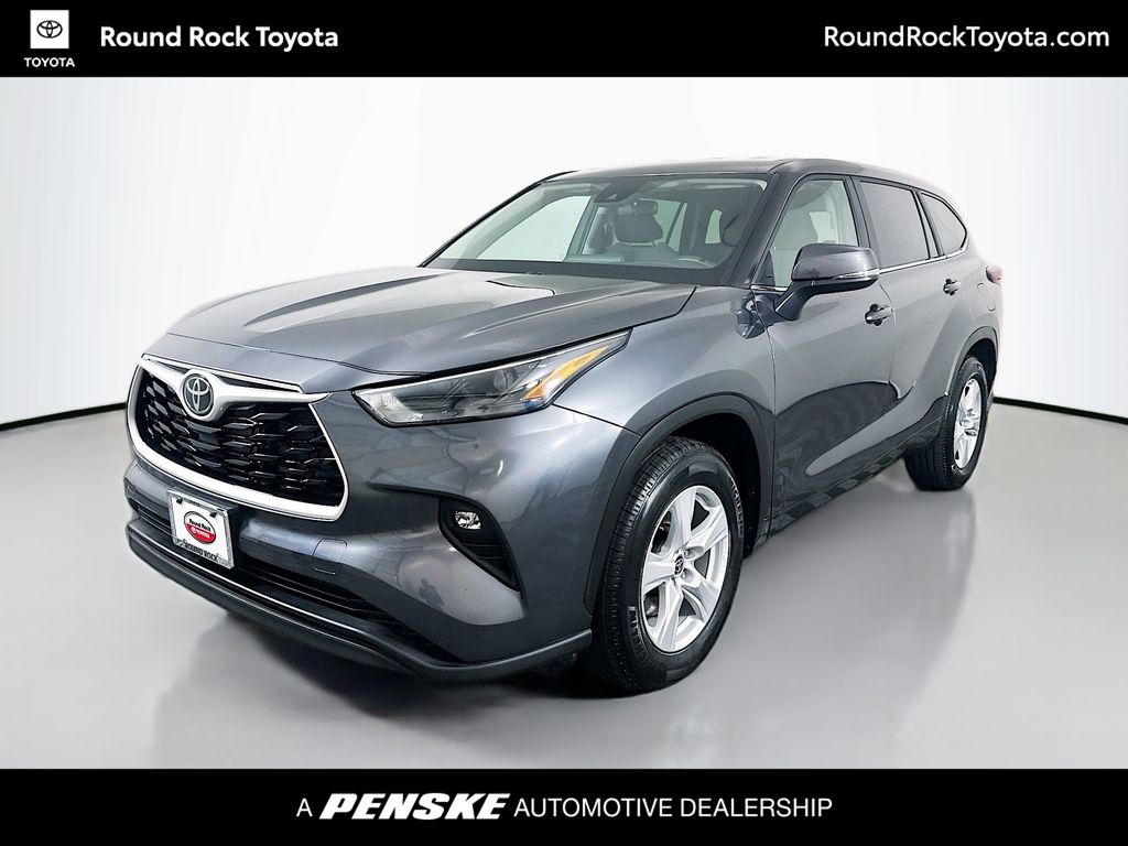 Magnetic Gray Metallic 2025 Toyota Highlander LE FWD SUV / Crossover Front-Wheel Drive 8-Speed Automatic