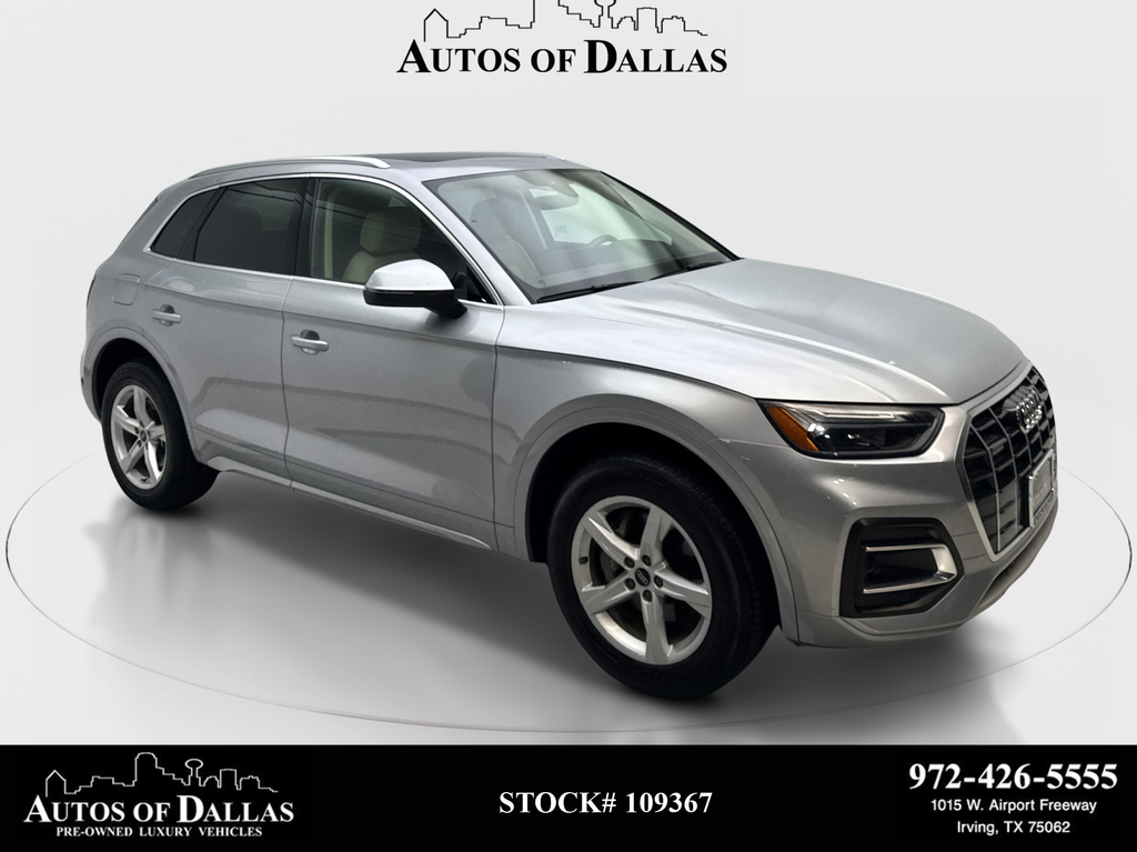 Silver Metallic 2023 Audi Q5 SUV / Crossover All-Wheel Drive 7-Speed Automatic