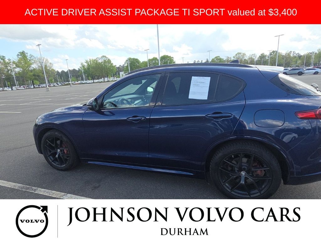 Montecarlo Blue Metallic 2020 Alfa Romeo Stelvio Ti Sport AWD SUV / Crossover All-Wheel Drive 8-Speed Automatic