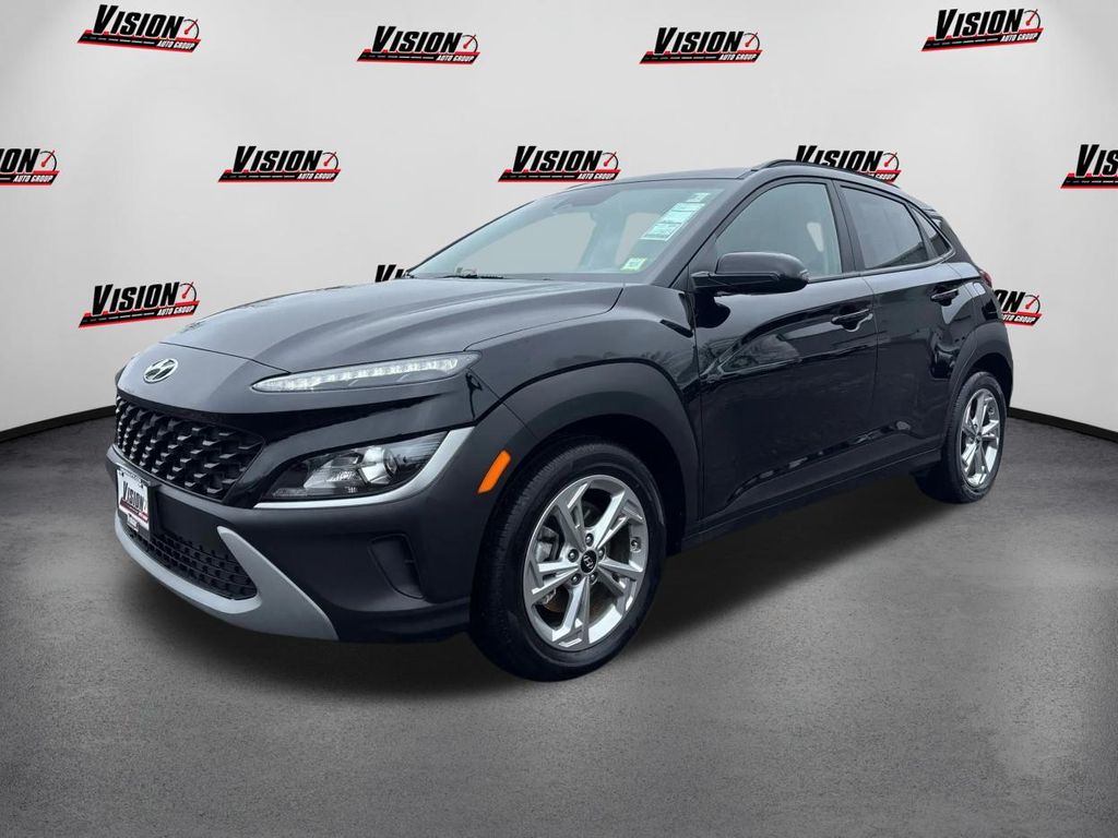 Abyss Black Pearl 2023 Hyundai Kona SEL AWD SUV / Crossover All-Wheel Drive Continuously Variable Transmission