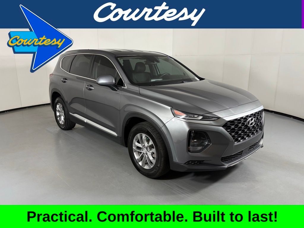 Machine Gray 2020 Hyundai Santa Fe 2.4L SE AWD SUV / Crossover All-Wheel Drive 8-Speed Automatic