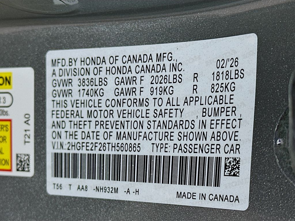 Thumbnail: 2026 Honda Civic - 22