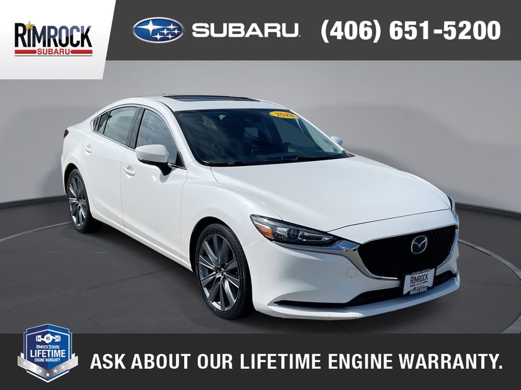 Snowflake White Pearl Mica 2018 Mazda MAZDA6 Grand Touring Sedan FWD Sedan Front-Wheel Drive 6-Speed Automatic