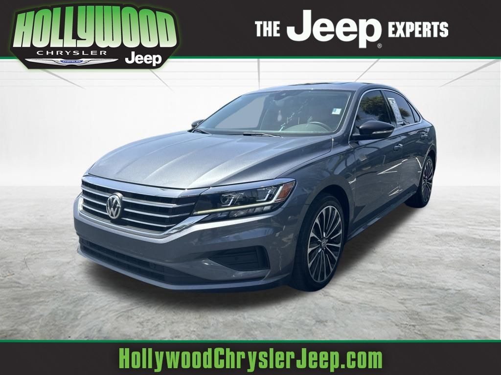 Black 2022 Volkswagen Passat Sedan Front-Wheel Drive 6-Speed Automatic