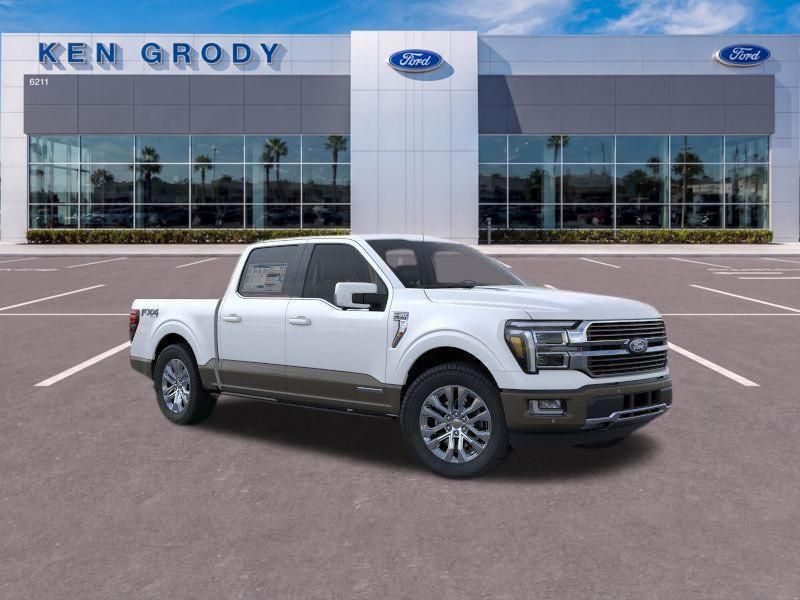 White Metallic 2026 Ford F-150 King Ranch SuperCrew 4WD Pickup Truck Four-Wheel Drive Automatic