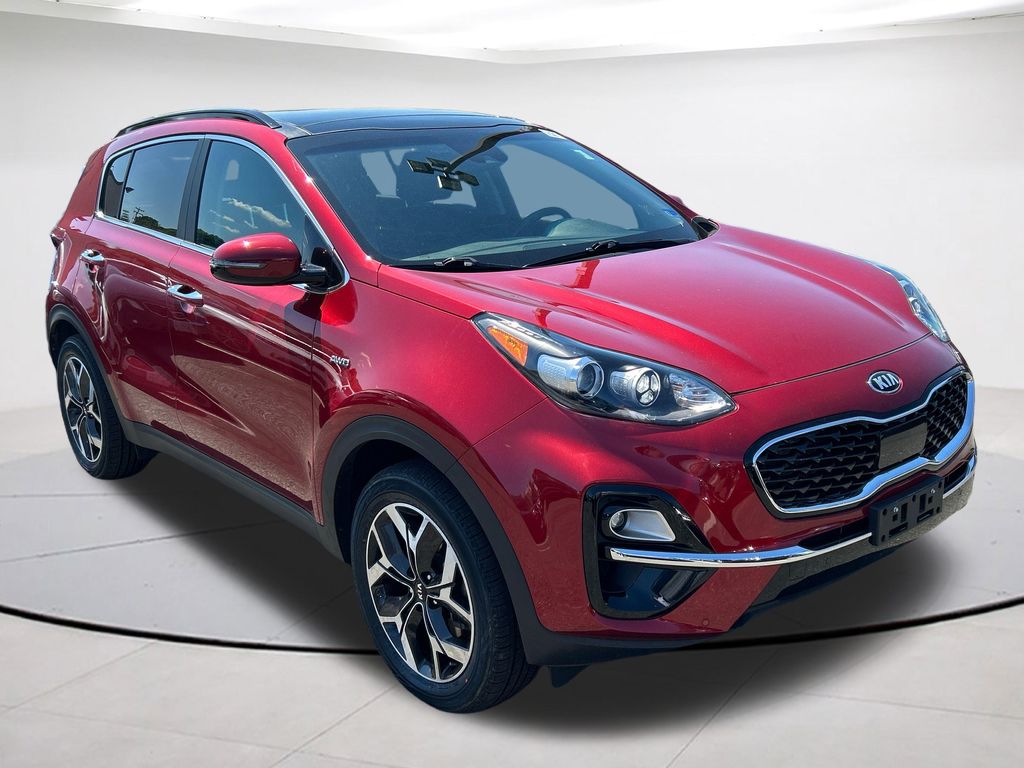 Hyper Red 2022 Kia Sportage SUV / Crossover All-Wheel Drive 6-Speed Automatic Overdrive