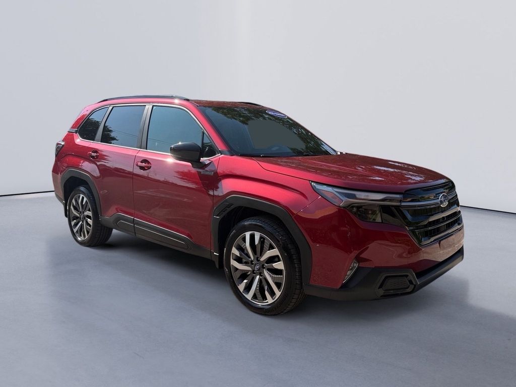 Crimson Red Pearl 2026 Subaru Forester Hybrid SUV / Crossover All-Wheel Drive Continuously Variable Transmission