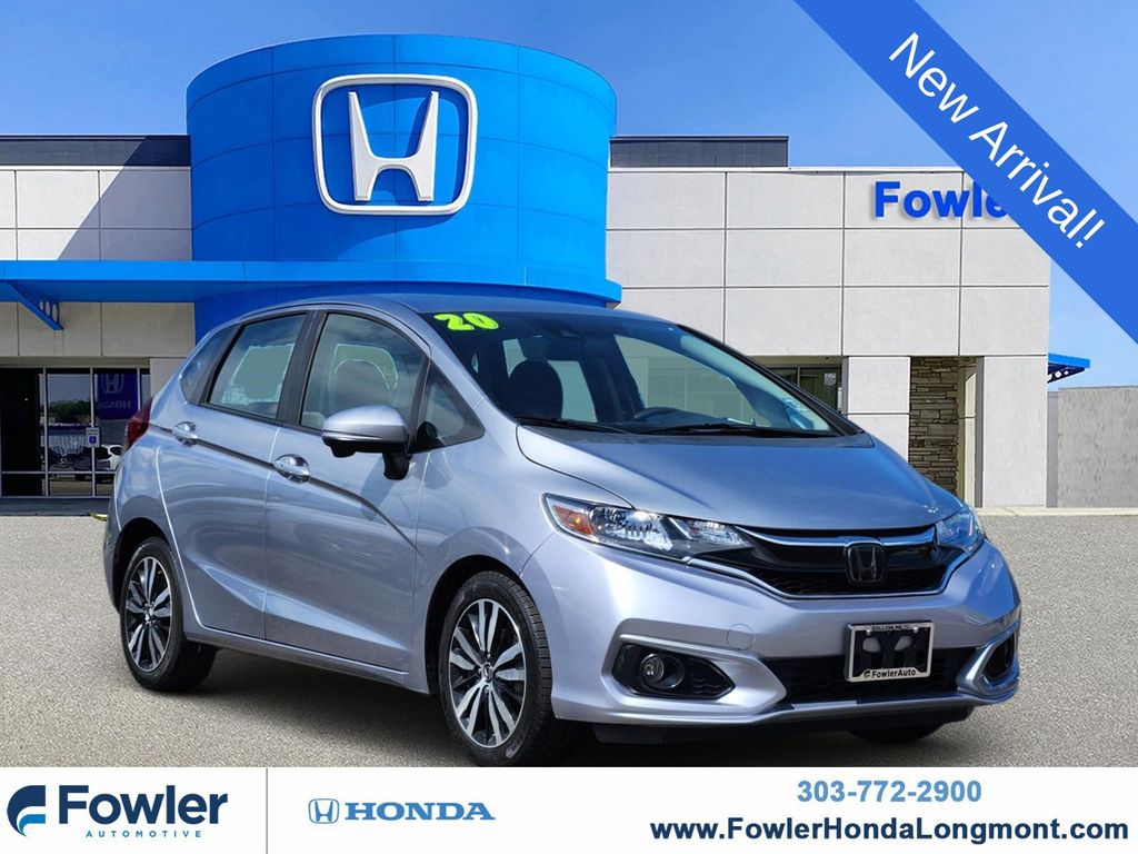 Silver 2020 Honda Fit Hatchback Front-Wheel Drive Continuously Variable Transmission