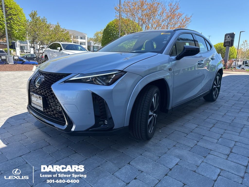 Black (Obsidian) 2025 Lexus UX Hybrid 300h F Sport Design AWD SUV / Crossover All-Wheel Drive Continuously Variable Transmission