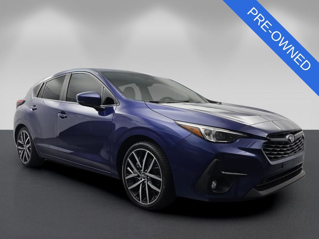 Sapphire Blue Pearl 2024 Subaru Impreza Wagon All-Wheel Drive Continuously Variable Transmission