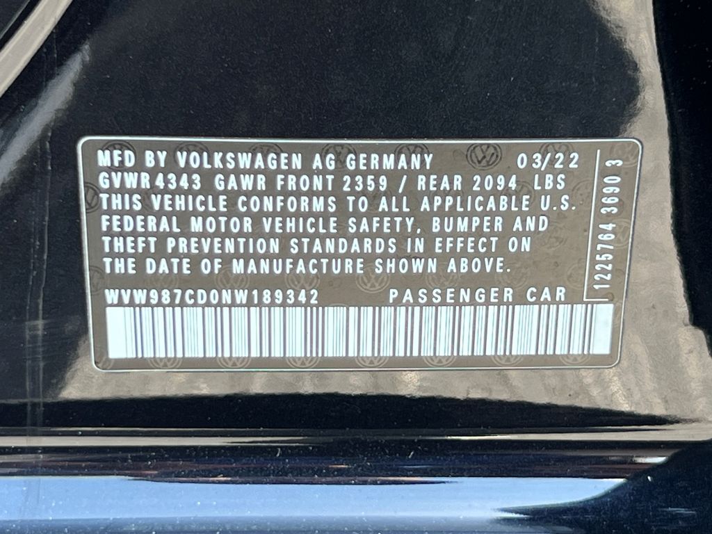 2022 Volkswagen Golf GTI 2.0T SE