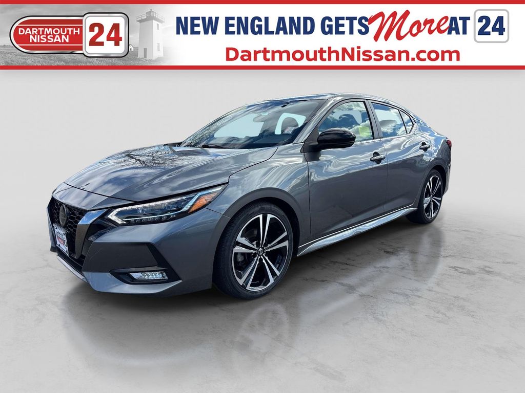 Gray (Gun Metallic) 2023 Nissan Sentra SR FWD Sedan Front-Wheel Drive Continuously Variable Transmission