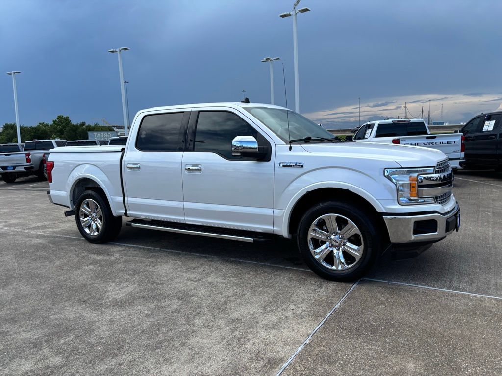 2019 Ford F-150 Lariat White at DeMontrond Gulf Freeway