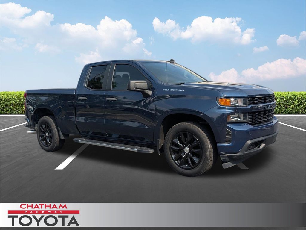 Northsky Blue Metallic 2020 Chevrolet Silverado 1500 Pickup Truck 4X2 6-Speed Automatic Overdrive