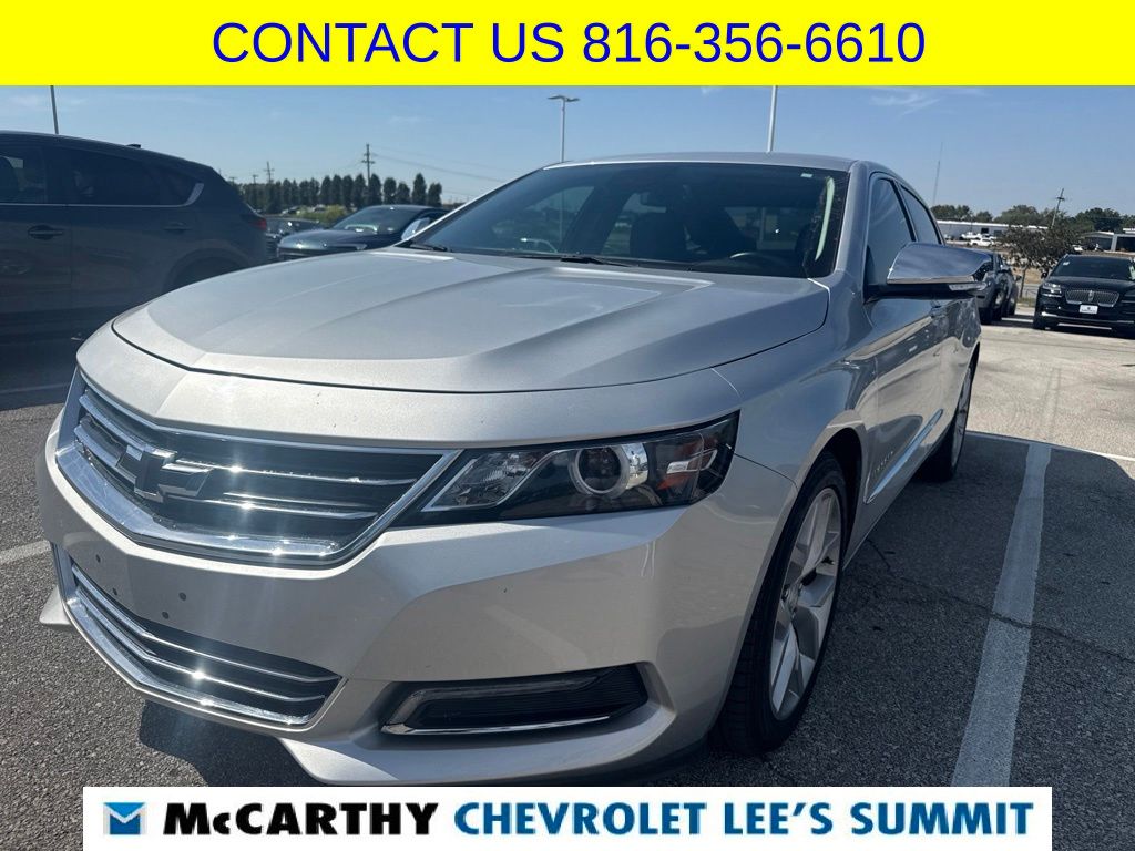 Silver Ice Metallic 2015 Chevrolet Impala Sedan Front-Wheel Drive 6-Speed Automatic Overdrive