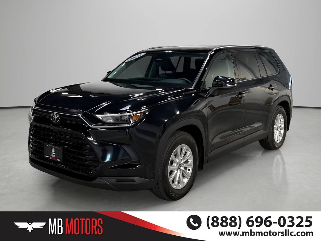 Black 2025 Toyota Grand Highlander SUV / Crossover All-Wheel Drive 8-Speed Automatic