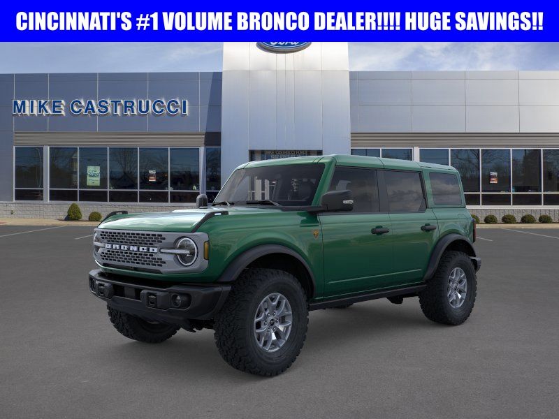 Eruption Green Metallic 2025 Ford Bronco Badlands 4-Door 4WD SUV / Crossover Four-Wheel Drive Automatic