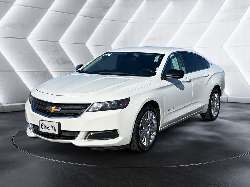 Summit White 2018 Chevrolet Impala Sedan Front-Wheel Drive 6-Speed Automatic Overdrive
