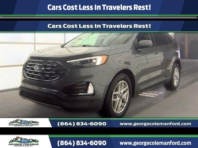 Carbonized Gray Metallic 2022 Ford Edge SUV / Crossover All-Wheel Drive 8-Speed Automatic
