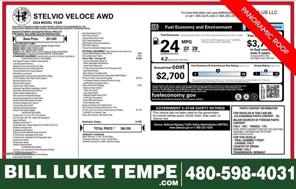 2024 Alfa Romeo Stelvio Veloce AWD