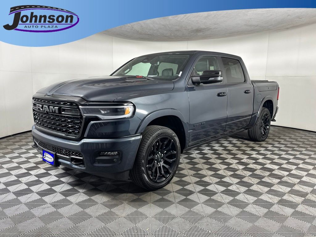 Forged Blue Metallic 2026 RAM 1500 Pickup Truck Four-Wheel Drive 8-Speed Automatic