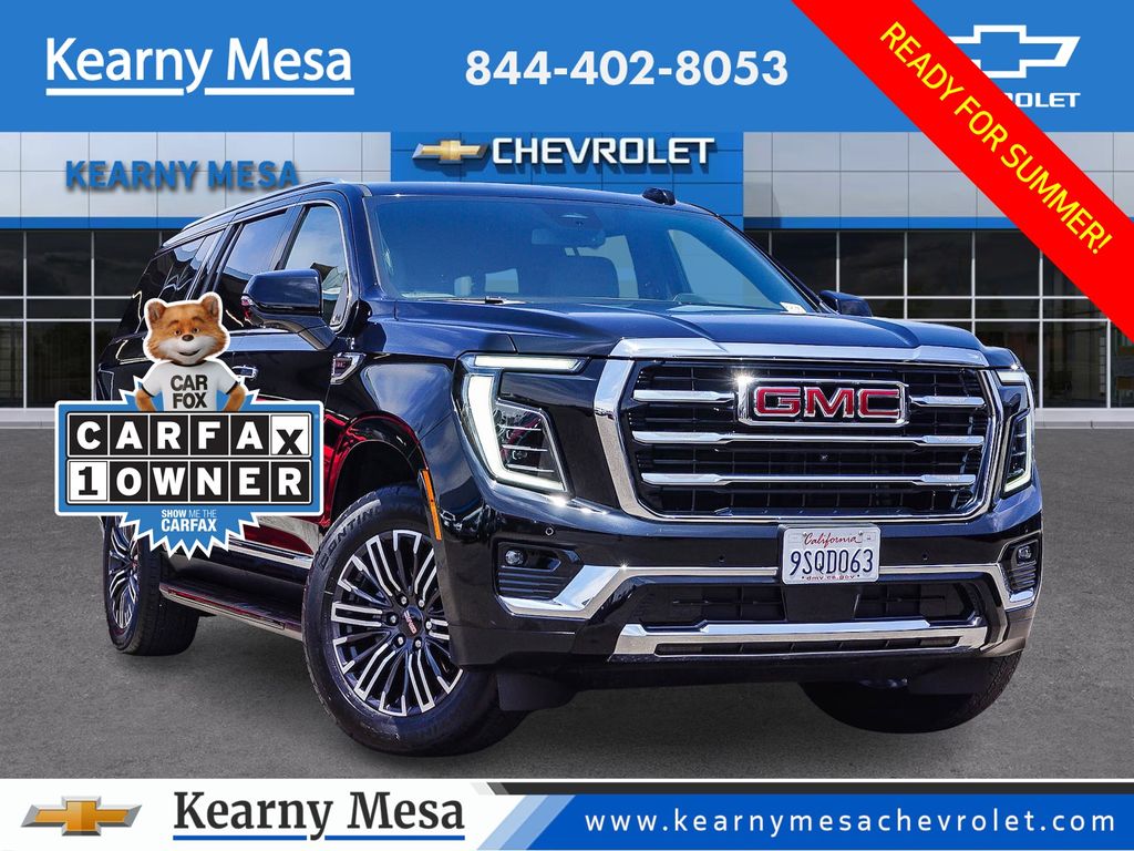 Onyx Black 2025 GMC Yukon XL Elevation RWD SUV / Crossover 4X2