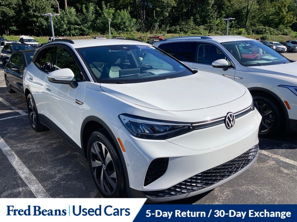 Pure White 2023 Volkswagen ID.4 SUV / Crossover All-Wheel Drive Automatic