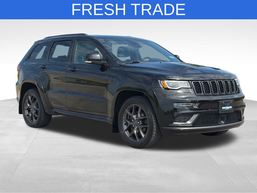 Diamond Black Crystal Pearlcoat 2020 Jeep Grand Cherokee SUV / Crossover Four-Wheel Drive 8-Speed Automatic
