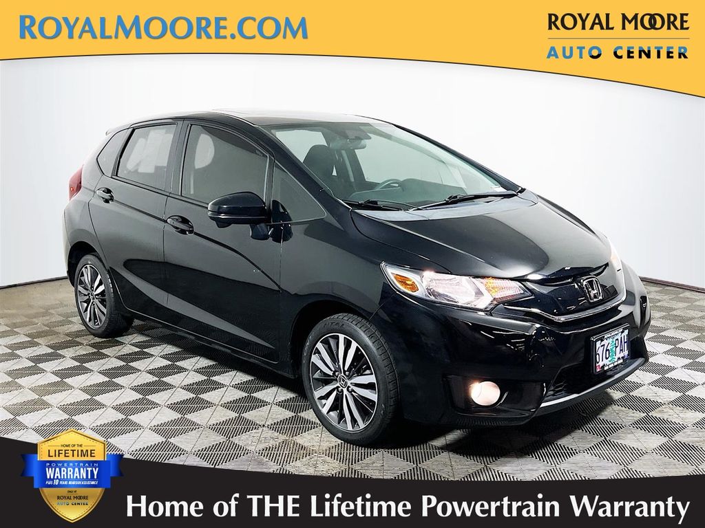 Aegean Blue Metallic 2017 Honda Fit Hatchback Front-Wheel Drive 6-Speed Manual