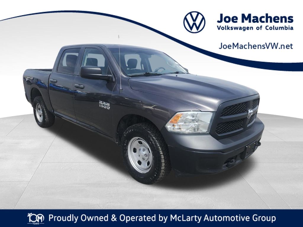 Gray (Granite Crystal Metallic Clearcoat) 2018 RAM 1500 Pickup Truck Four-Wheel Drive 8-Speed Automatic