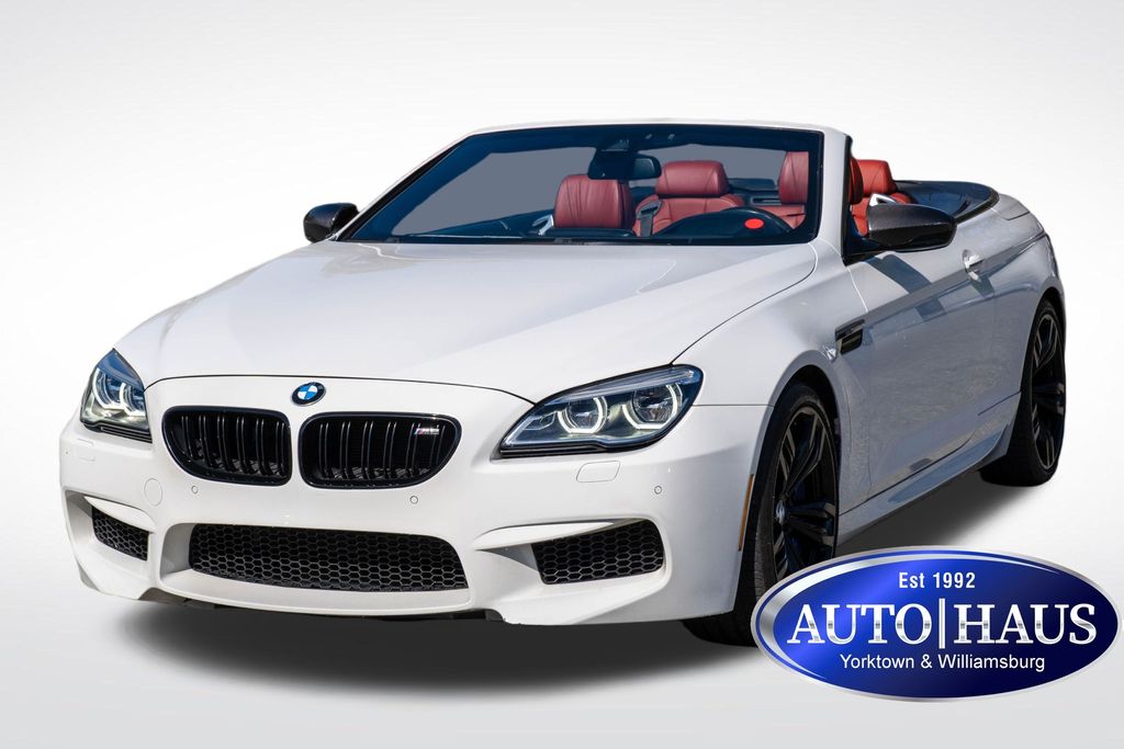 Alpine White 2018 BMW M6 Convertible RWD Convertible Rear-Wheel Drive 7-Speed Automatic