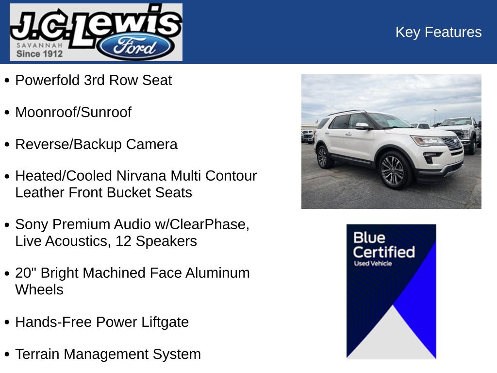 2018 Ford Explorer Platinum