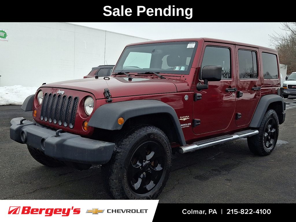 Deep Cherry Red Crystal Pearlcoat 2013 Jeep Wrangler Unlimited Sahara 4WD SUV / Crossover Four-Wheel Drive 5-Speed Automatic
